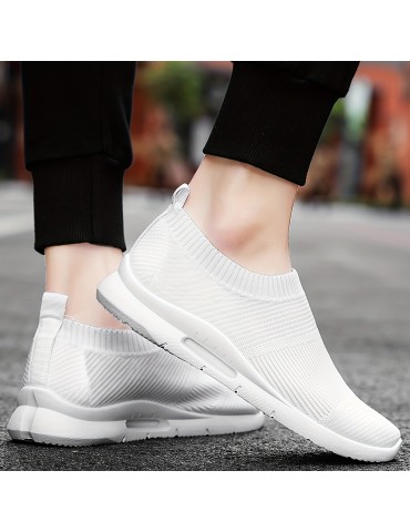 Classic Outdoor Flying Woven Slip On Running Shoes